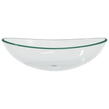 Stylish Tempered Glass Basin 54.5x35 cm - Hipomarket