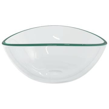 Stylish Tempered Glass Basin 54.5x35 cm - Hipomarket