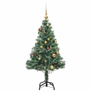 Artificial Christmas Tree with 150 LEDs & Ball Set - 120 cm