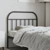 Metal Headboard Black 107 cm – Stylish & Sturdy Bed Accessory