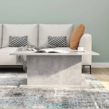 Concrete Grey Coffee Table - Stylish & Functional | HipoMarket