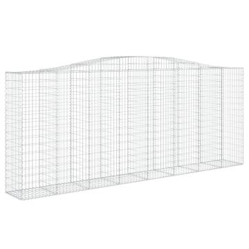 Arched Gabion Baskets Set of 7 - 400x50x160/180 cm