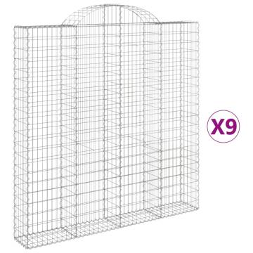 Arched Gabion Baskets - Durable Garden Barriers | Hipo Market