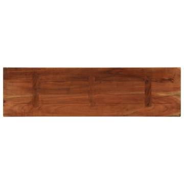 Solid Wood Rectangular Table Top 120x30 cm | Hipo Market