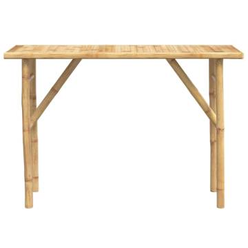 Bamboo Console Table 115x39x75 cm - Stylish & Durable