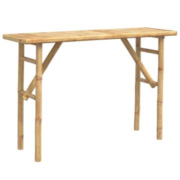 Bamboo Console Table 115x39x75 cm - Stylish & Durable