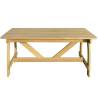 Garden Table 150x74x75 cm - Stylish Impregnated Pinewood