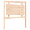 Single Solid Wood Bed Frame with Headboard - Durable & Stylish