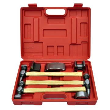 7-Piece Auto Body Hammer & Dolly Dent Repair Set | HipoMarket