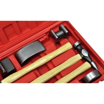 7-Piece Auto Body Hammer & Dolly Dent Repair Set | HipoMarket