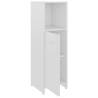 4 Piece High Gloss White Bathroom Furniture Set | HipoMarket