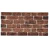 3D Dark Brown Brick Wall Panels - Set of 11 EPS Panels