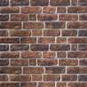 3D Dark Brown Brick Wall Panels - Set of 11 EPS Panels