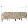 Firewood Rack Anthracite 240x35x120 cm Steel Size 240 x 35 x 120 cm 