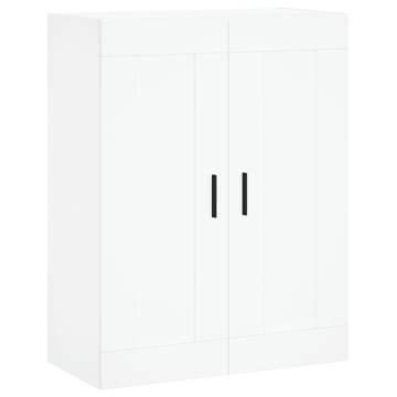 Stylish Highboard White 69.5x34x180 cm – Elegant Storage Solution