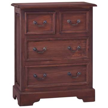 Classical Brown Solid Mahogany Chest of Drawers - Hipomarket