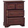 Classical Brown Solid Mahogany Chest of Drawers - Hipomarket