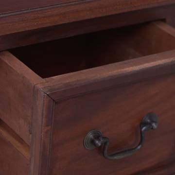 Classical Brown Solid Mahogany Chest of Drawers - Hipomarket