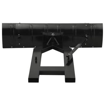 Snow Plough for Forklift - 150x38 cm Black | Hipo Market