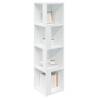 Stylish White Corner Cabinet - 33x33x132 cm | HipoMarket