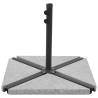 Umbrella Weight Plates 4 pcs Grey Granite Triangular 60 kg Weight 60 kg Umbrella stand included no 