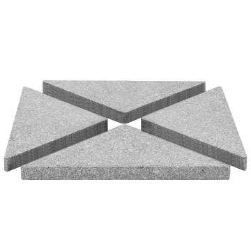 Umbrella Weight Plates 4 pcs - Grey Granite 60 kg | HipoMarket