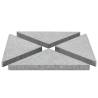 Umbrella Weight Plates 4 pcs - Grey Granite 60 kg | HipoMarket