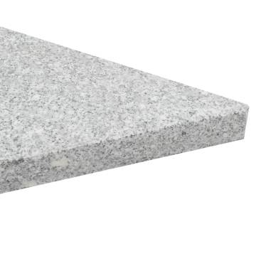 Umbrella Weight Plates 4 pcs - Grey Granite 60 kg | HipoMarket