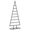 Metal Christmas Tree Black 125 cm - DIY Holiday Decoration