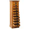 10-Drawer Cabinet | Solid Teak Wood Storage Chest | Hipomarket