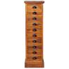 10-Drawer Cabinet | Solid Teak Wood Storage Chest | Hipomarket