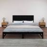 Black Wall Headboard - Solid Pine Wood | HipoMarket UK