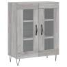 Stylish Grey Sonoma Highboard - 69.5x34x180 cm | Hipomarket