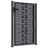 Anthracite Garden Gate 105x155 cm - Steel Square Design