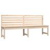 Solid Wood Pine Garden Bench - 201.5 cm | Hipomarket