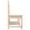 Solid Wood Pine Garden Bench - 201.5 cm | Hipomarket