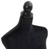 Ladies Bust Display Black Mannequin - Dress Form for Fashion