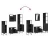 4 Piece Black Bathroom Furniture Set | Stylish & Space-Saving