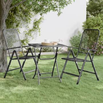 Stylish Anthracite Garden Table - 60x60x72 cm | HipoMarket