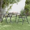 Stylish Anthracite Garden Table - 60x60x72 cm | HipoMarket