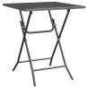 Stylish Anthracite Garden Table - 60x60x72 cm | HipoMarket