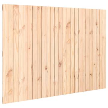 Elegant Solid Wood Pine Wall Headboard - 159.5x3x110 cm