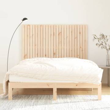 Elegant Solid Wood Pine Wall Headboard - 159.5x3x110 cm