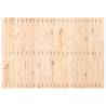 Elegant Solid Wood Pine Wall Headboard - 159.5x3x110 cm