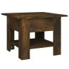 Stylish Smoked Oak Coffee Table | Modern Design 55x55 cm