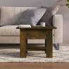 Stylish Smoked Oak Coffee Table | Modern Design 55x55 cm