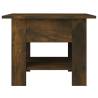 Stylish Smoked Oak Coffee Table | Modern Design 55x55 cm