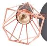 Wall Lamp 2 pcs E14 Black and Copper - Industrial Design