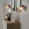 Wall Lamp 2 pcs E14 Black and Copper - Industrial Design