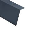 L-Shape Roof Edge Plates - 5 pcs Aluminium Anthracite | HipoMarket